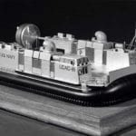 Full view of the U. S. Navy hovercraft engineering scale model